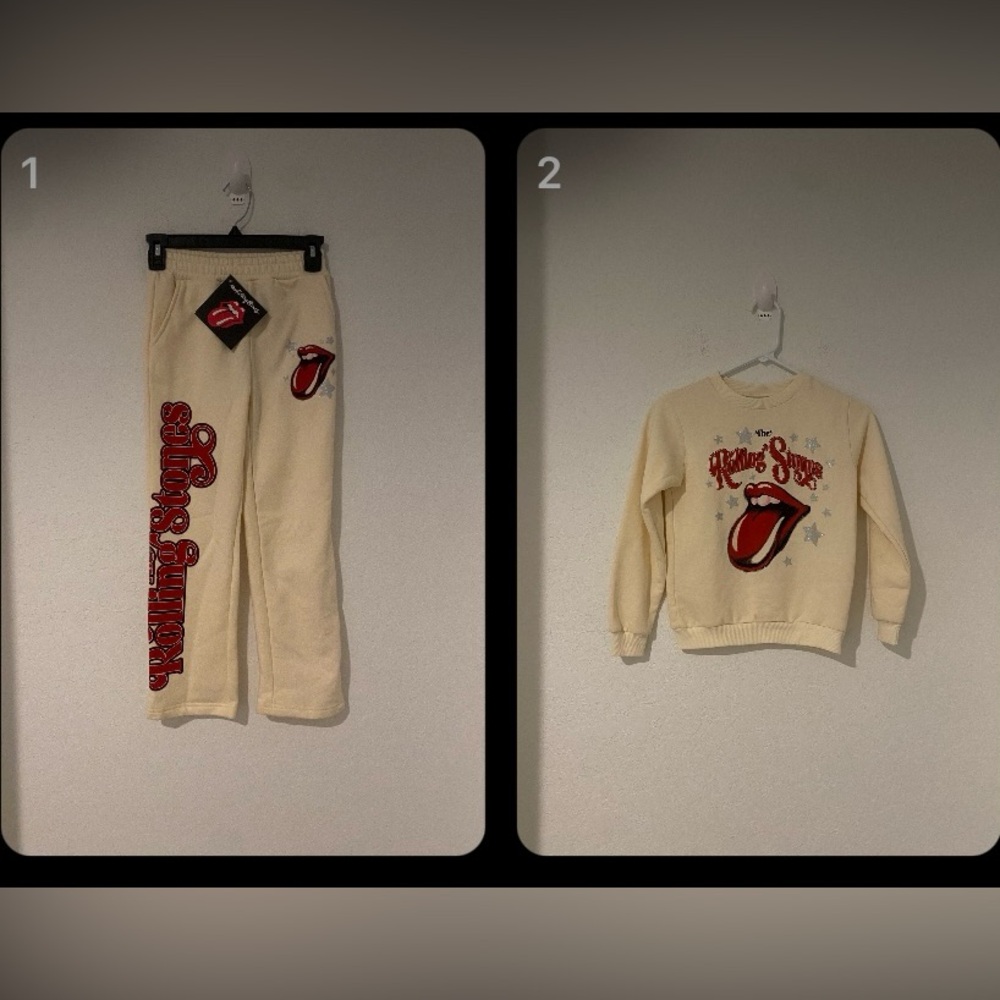 The Rolling Stones Cream Kids Matching Set